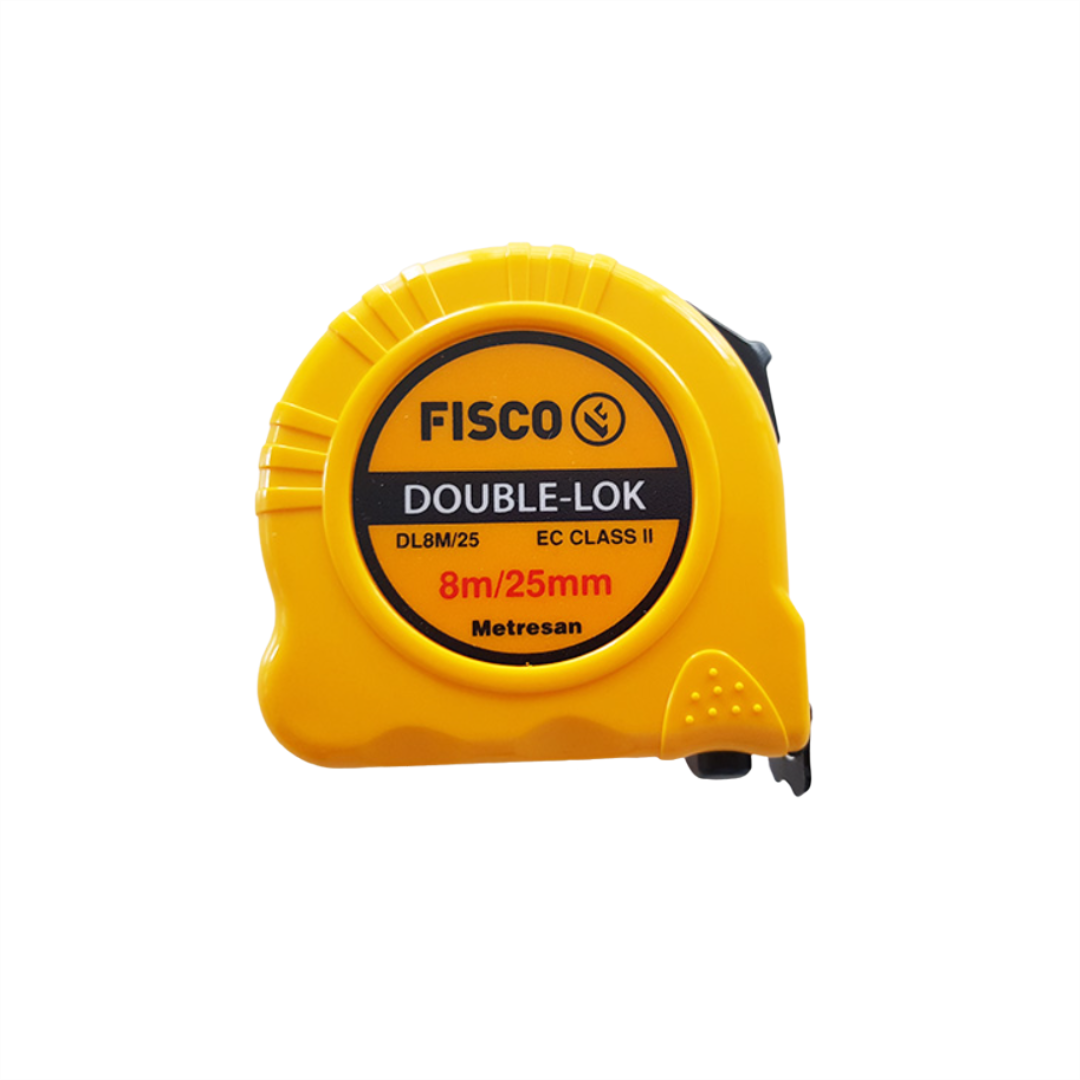Fisco Mandallı Double-Lok 8 Metre * 25 mm Çelik Şerit Metre