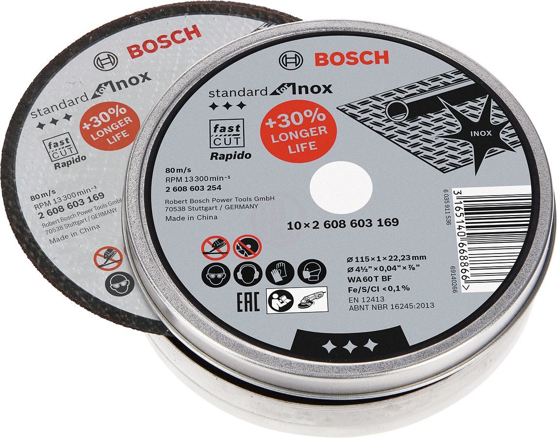 SD Inox Rapido Kesme Taşı 115*1,0 MM - 10 Adet