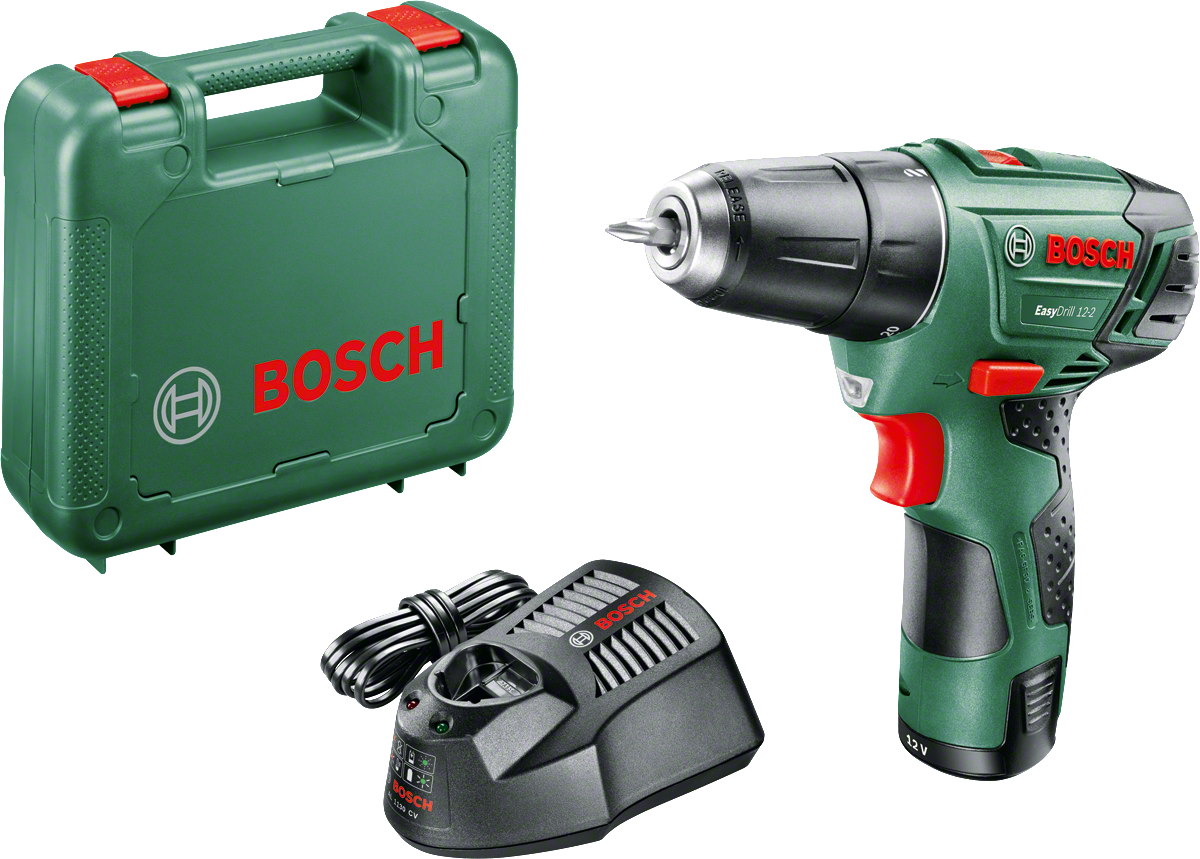 Bosch Easy Drill 12-2 Akülü Delme/Vidalama Makinesi 2,5 AH (Tek Akü)