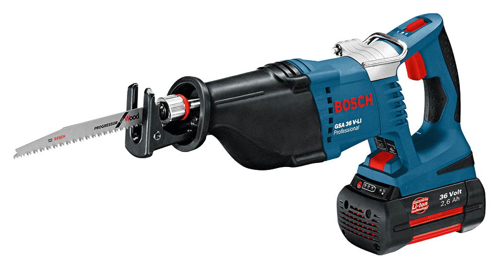 Bosch Professional GSA 36V-LI 2,6 Ah Çift Akülü Testere - L-boxx Çantalı