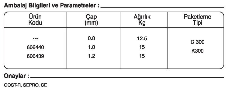 GeKa ELOX SG 318 Si GAZALTI KAYNAK TELİ kaynakekipmanları.com gazlatı kaynak teli fiyatı: {urun_fiyati} GeKa ELOX SG 318 Si GAZALTI KAYNAK TELİ kaynakekipmanları.com gazlatı kaynak teli fiyatı: {urun_fiyati}