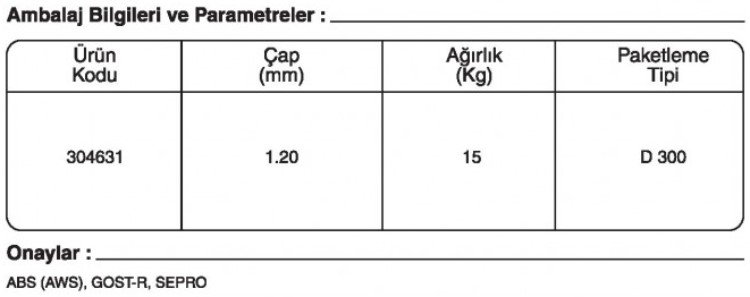 GeKa ELCOR R 110 Rutil Özlü Kaynak Teli Kaynak Ekipmanları Liste Fiyatı: {urun_fiyati} GeKa ELCOR R 110 Rutil Özlü Kaynak Teli Kaynak Ekipmanları Liste Fiyatı: {urun_fiyati}