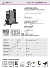 GeKaMac Power Plus Tig 400 DC Pulse Su Soğutmalı Kaynak Makinesi
