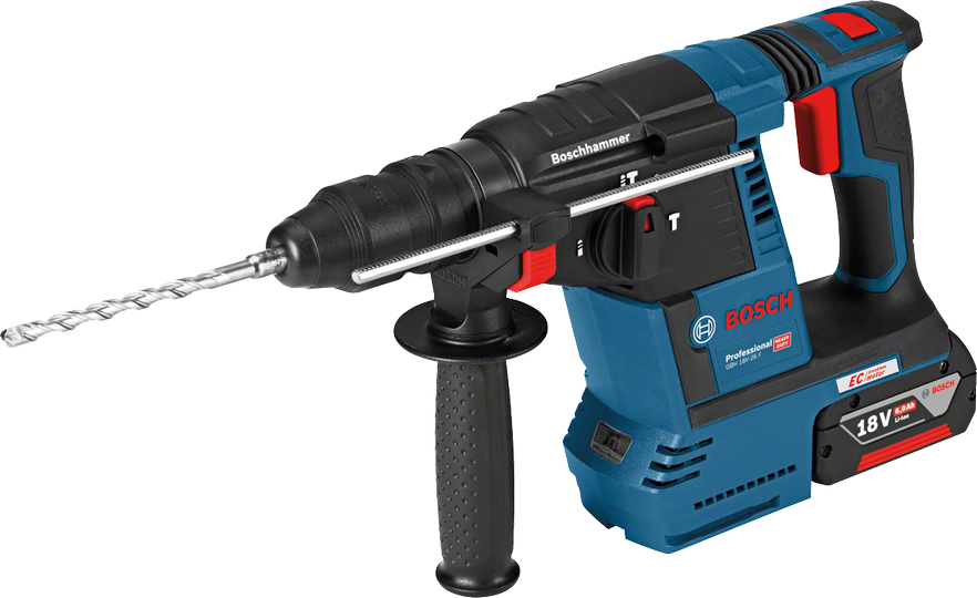 Bosch Professional GBH 18V-26 F 6 Ah Çift Akülü Kırıcı/Delici-Çanta