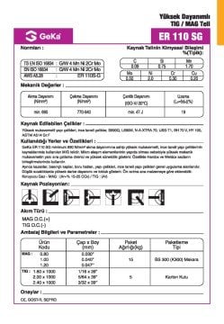 GeKa ER 110 SG Mig Teli
