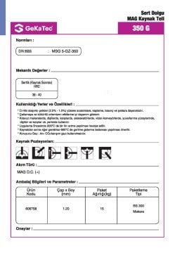 GeKaTec 350 G Mig Teli