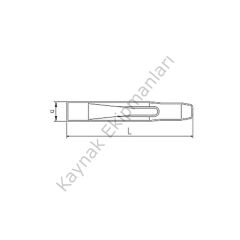 Krom Düz Keski 175 MM