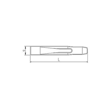Krom Düz Keski 200 MM