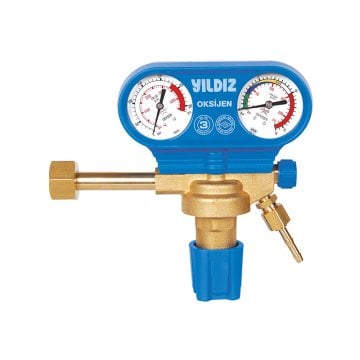 Basınç Düşürücü Oksijen - (Gaz Açma Kapama Vanalı)