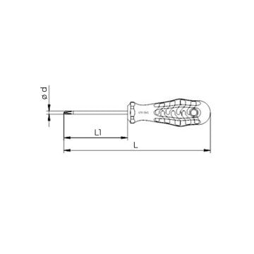 Yıldız Uçlu Tornavida 6x100 MM Kraft Seri