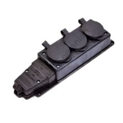 1 x 16 A Kauçuk Üçlü Grup Priz 220