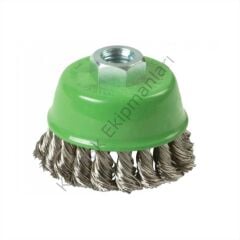 CTM PRO Paslanmaz Burgulu Çanak Fırça 65 MM