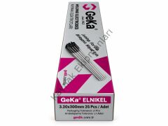 GeKa ELNİKEL Dökme Demir Kaynak Elektrod ENi-Cl 3,20x300 mm - 1 Paket ( 25 Adet )