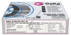 GeKa ELOX SG 316 L Si Mig Gazaltı Kaynak Teli 1.2 MM - 1 Paket ( 15 Kg )