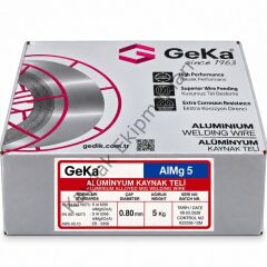 GeKa ALMG 5 Mig Alüminyum Gazaltı Kaynak Teli 0.8 MM - 1 Paket ( 5 Kg )
