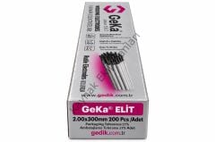 GeKa Elit Rutil Kaynak Elektrod E6013 2,00x300 MM - 1 Paket ( 200 Adet )