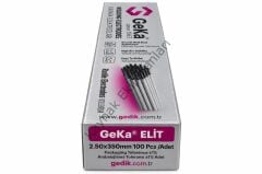 GeKa Elit Rutil Kaynak Elektrod E6013 2,50x350 MM - 1 Paket ( 100 Adet )