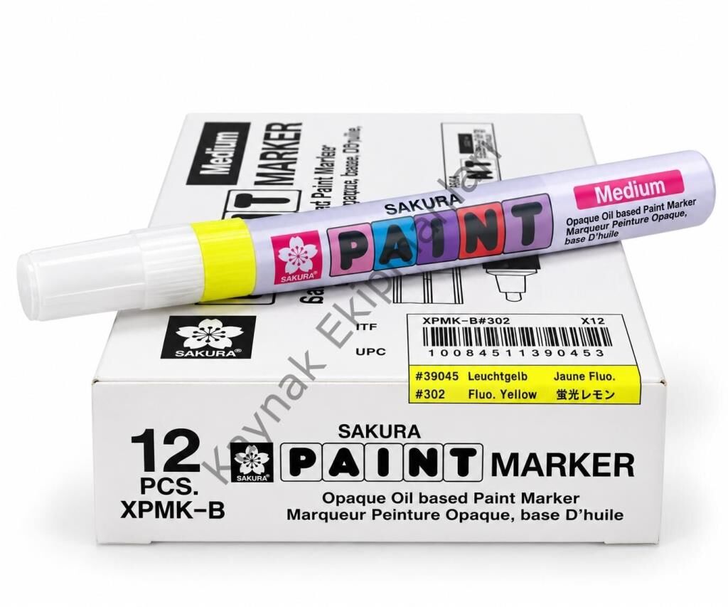 Sakura Sarı Paint Marker Markalama Kalemi