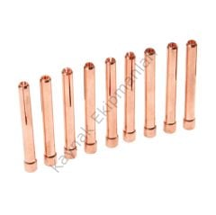 WP 17 Tetikli Tig Torç 4 METRE - Gaz Lens 2.0 MM - Pens Kolet 2.0 MM - Tungsten 2.0x175 MM - Seramik Nozul - Kırmızı  - Flexible Boyun - Kısa Sıkıcı