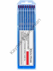 Kırmızı Tungsten Elektrod Argon İğnesi 3.2x175 MM - 1 Adet
