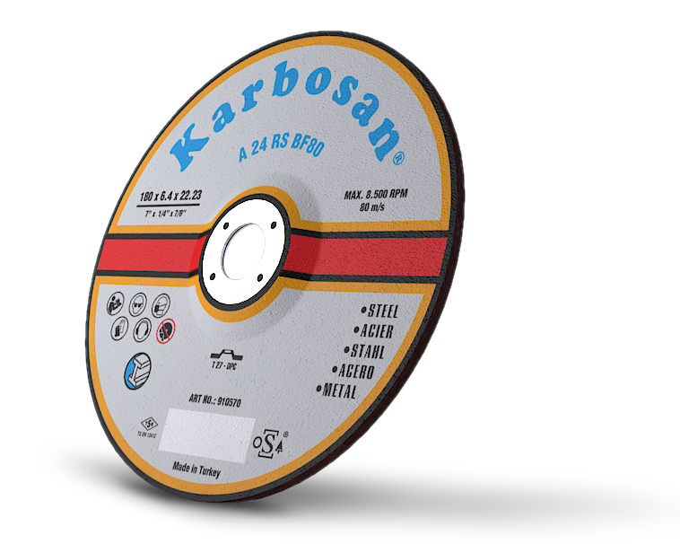 Metal Taşlama Taşı 125x6.4 - 25 Adet