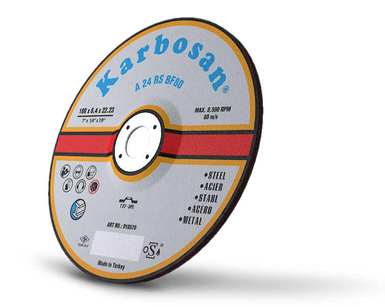 Metal Taşlama Taşı 230x8.0 - 10 Adet