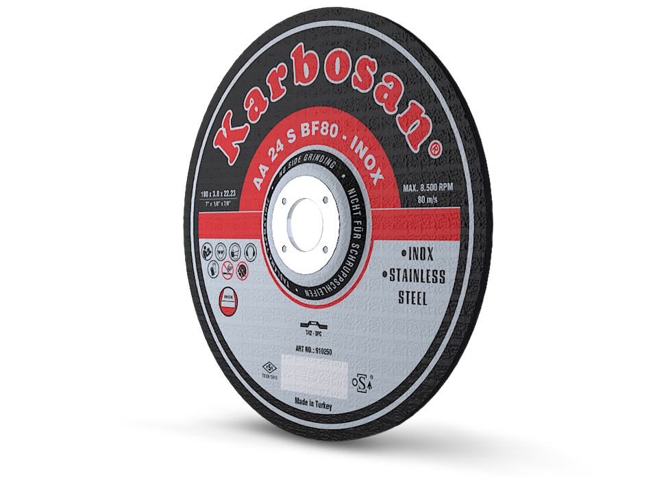Paslanmaz Kesme Taşı 180x3.0 - 25 Adet
