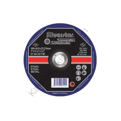 SilverStar Metal Taşlama 180X8 - 10 Adet
