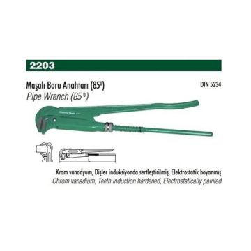 1 1/2'' Maşalı Boru Anahtarı (85°)