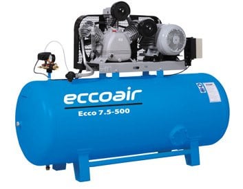 Ecco 7.5-500 Tek Kademe Pistonlu Kompresör 500 LT